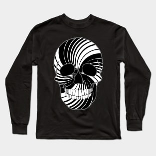 Two Tone Skull Long Sleeve T-Shirt